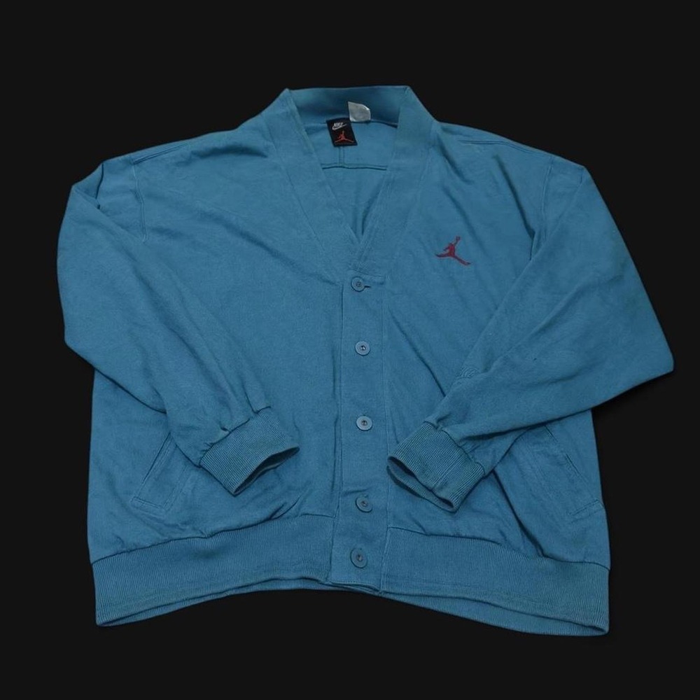 Nike Jordan Promo Item Sweater Mens Extra Large Button Up Cardigan Vintage Rare